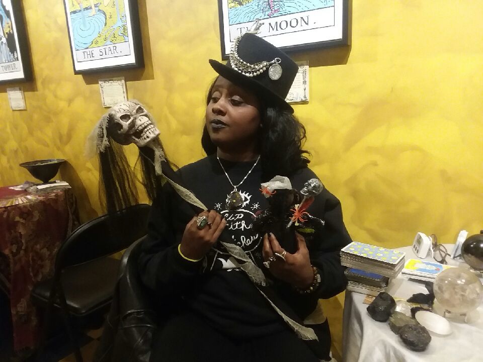 Energy healing session